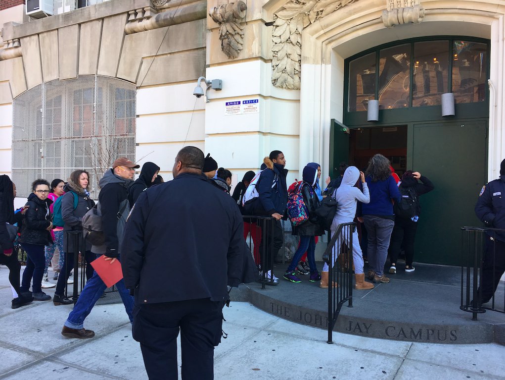 Bomb Scare at Millennium Brooklyn High School