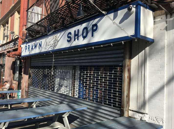 prawn shop closure
