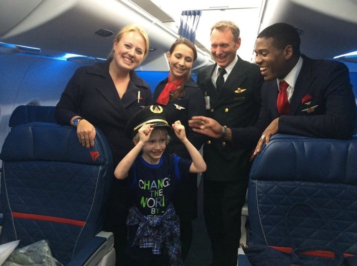 Henry Bush and the Delta Flight crew.