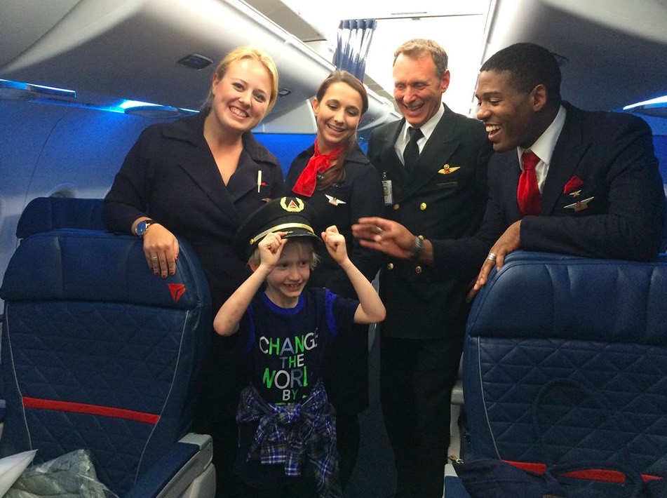 Henry Bush and the Delta Flight crew.