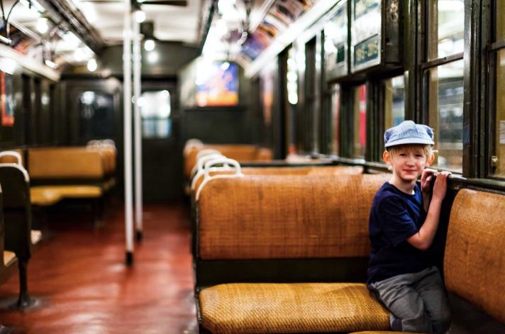 Henry Bush at the New York Transit Museum